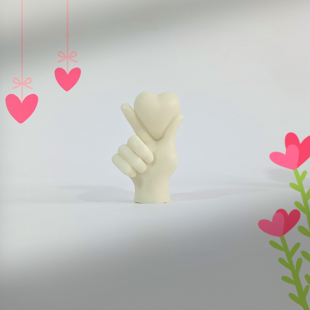 Korean Finger Heart Candle Mold (Small) - Image 2