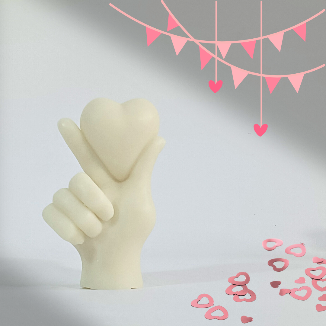 Korean Finger Heart Candle Mold (Big) - Image 3