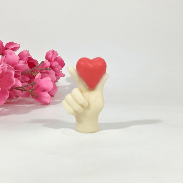 Korean Finger Heart Candle Mold (Big)