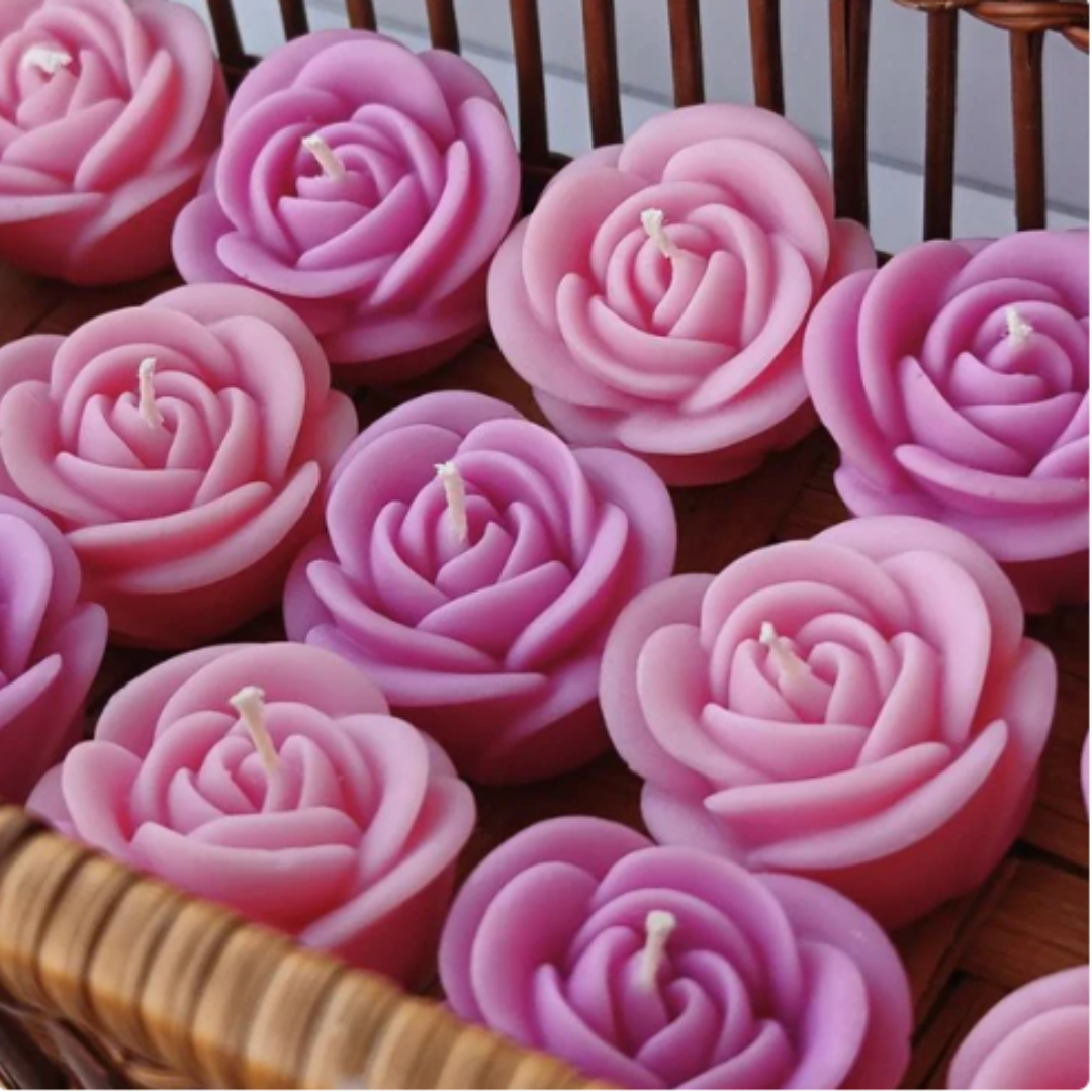 Rose Candle Mold (Medium) - Image 2