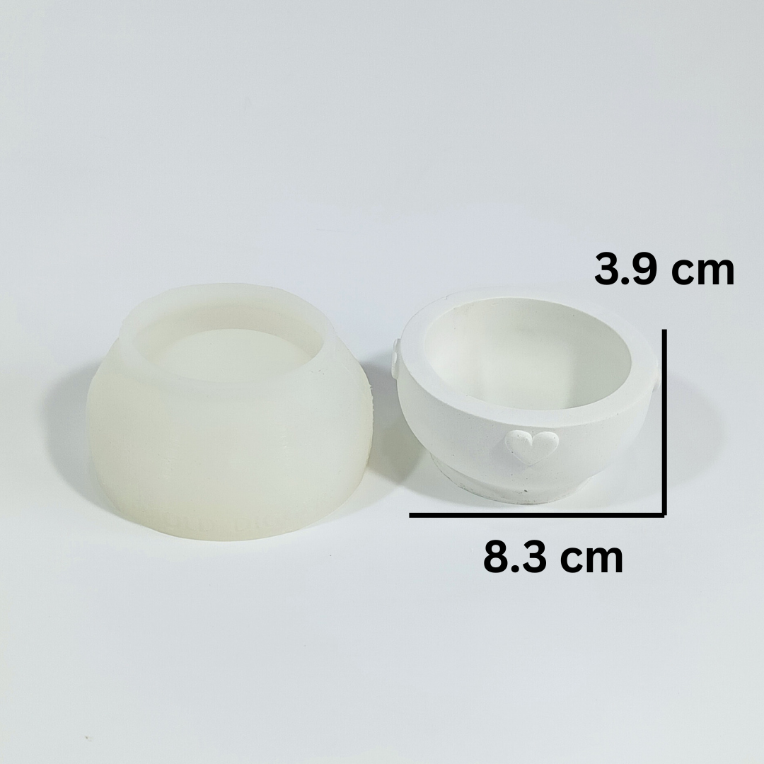 Heartfelt Mini Bowl Mold - Image 1