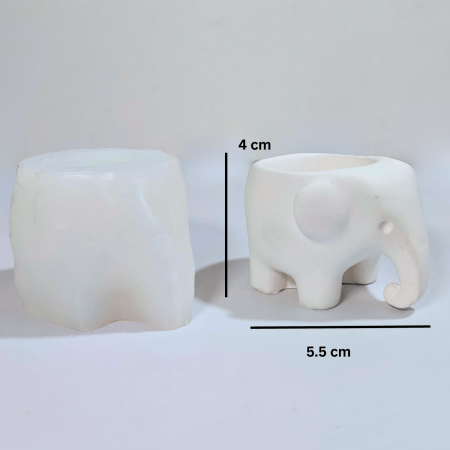 Mini Baby Elephant Jar Mold