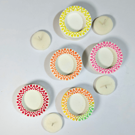 Mini Chakra Tealight Holder Mold - Image 4