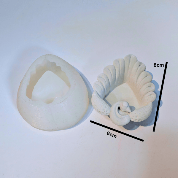 Peacock Mini Diya Mold