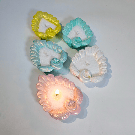 Peacock Mini Diya Mold - Image 3