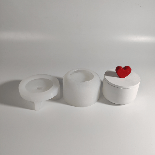 Love In The Air Jar + Lid Mold