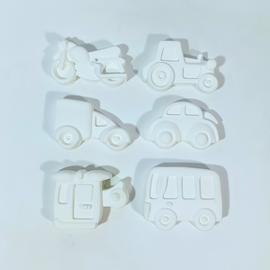 Vehicle Mold - Set of 6 (Kids Paint Kit) - Image 2