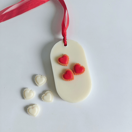 Lace Hearts Candle Topper Mold - Image 2