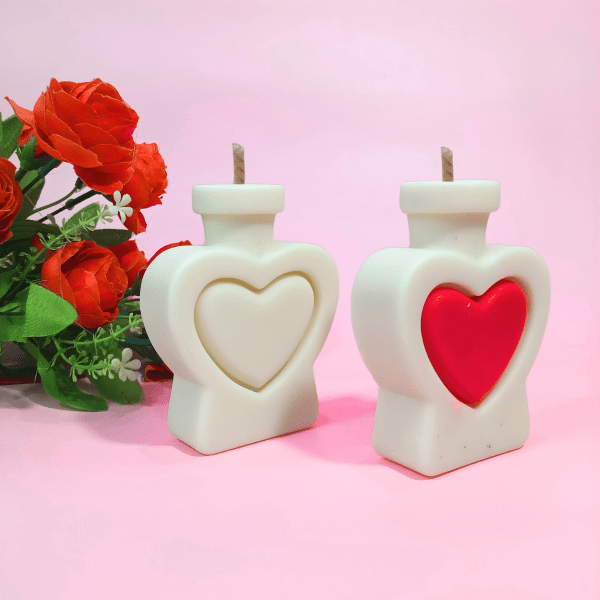 Love Potion Bottle Candle Mold