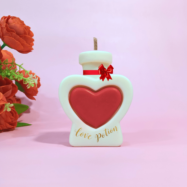 Love Potion Bottle Candle Mold