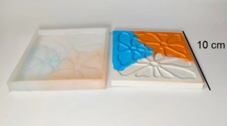 Abstract Flower Coaster Mold