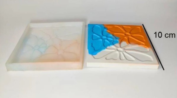 Abstract Flower Coaster Mold