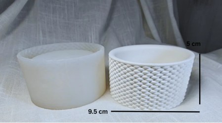 Basket Texture Jar Mold