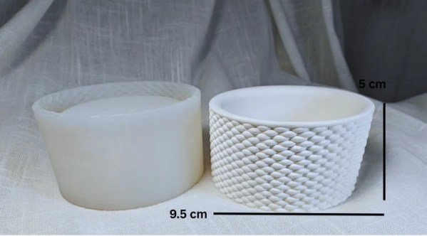 Basket Texture Jar Mold