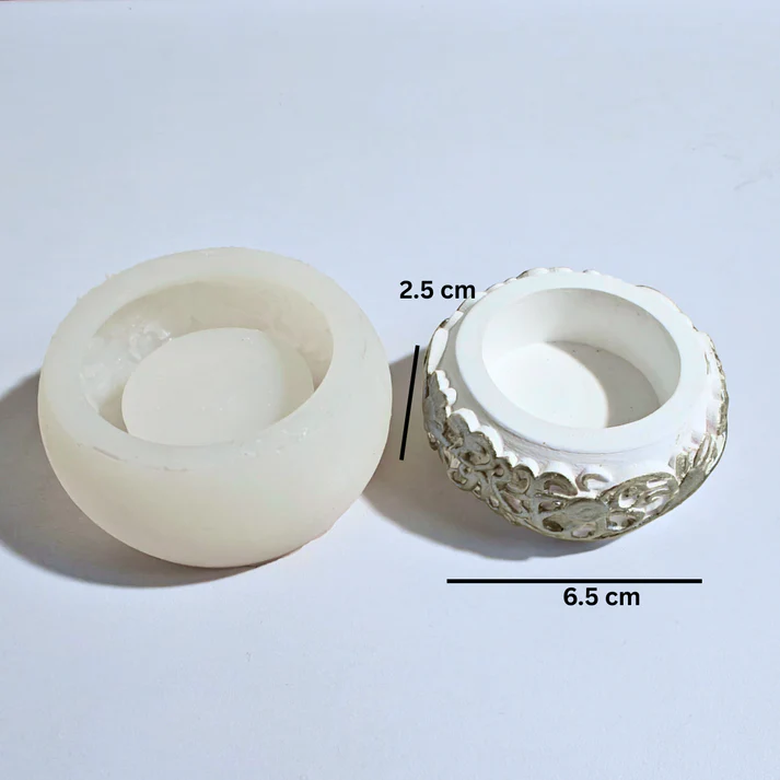 Carved Tealight Holder Mold - Image 1