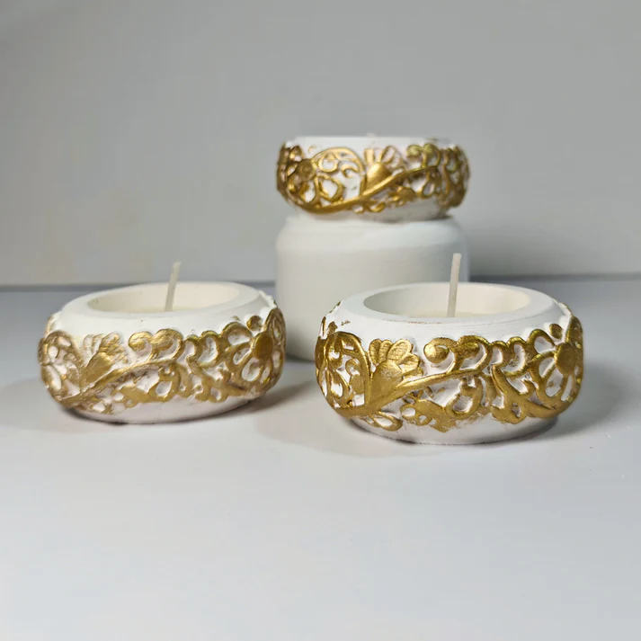 Carved Tealight Holder Mold - Image 2