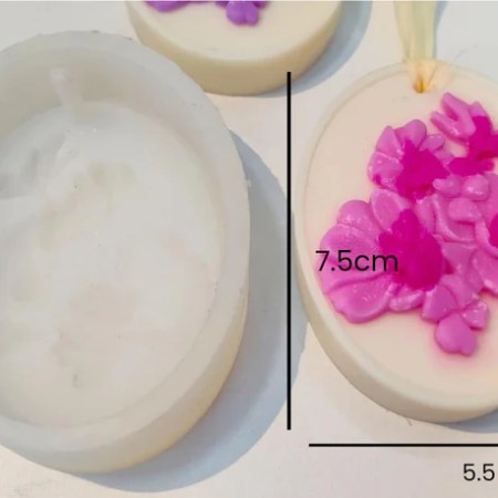 Orchid Brooch Wax Tablet Mold
