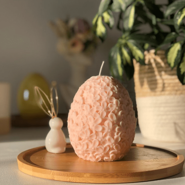 Flora Easter Egg Candle Mold