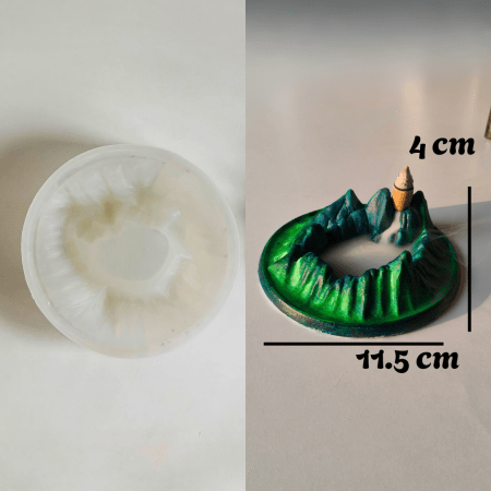 Mountain Dhoop Holder Mold - Image 1