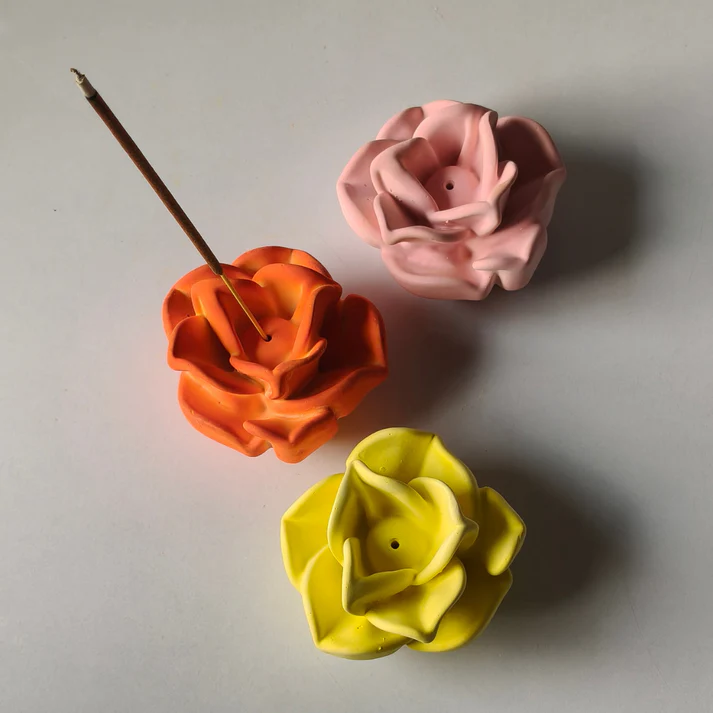 Rose Incense Holder Mold - Image 2